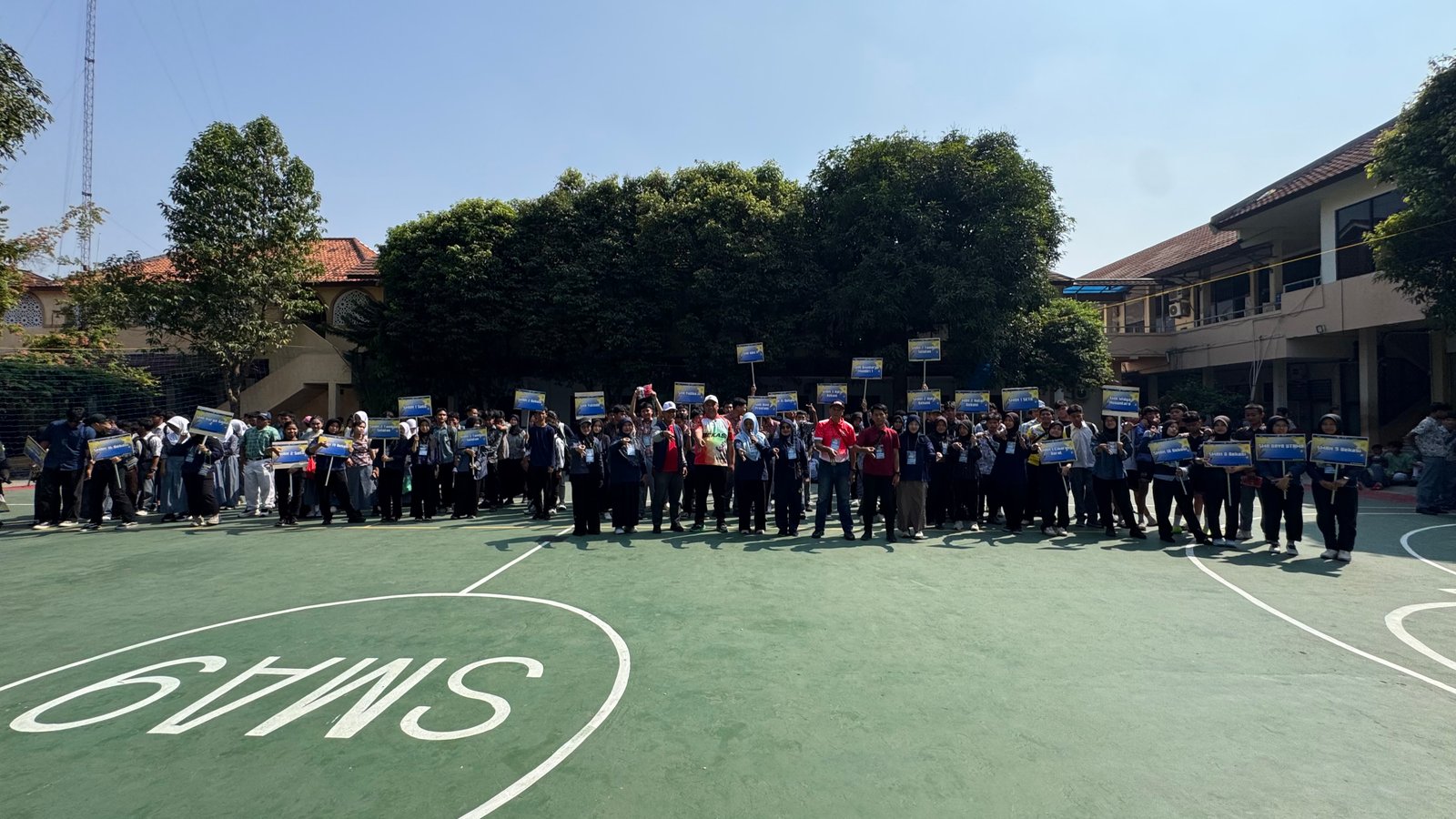 H. Anton S.Kom Buka NSC SMAN 9 Kota Bekasi, Sekaligus Sosialisasikan PORPROV XV Jawa Barat